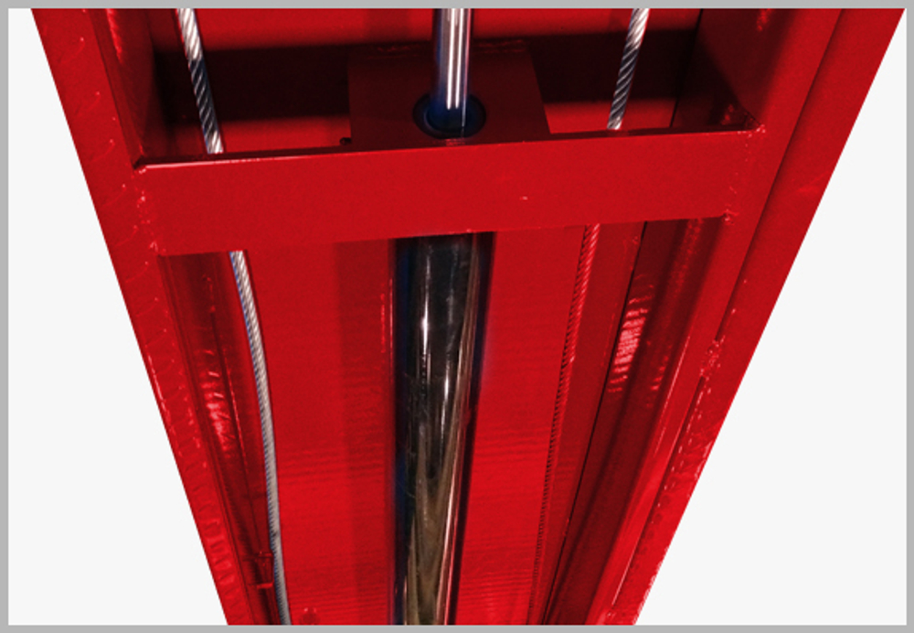 A480A Подъемник четырехстоечный, 8 т., под 3D сход-развал для грузовых авто (Красный)