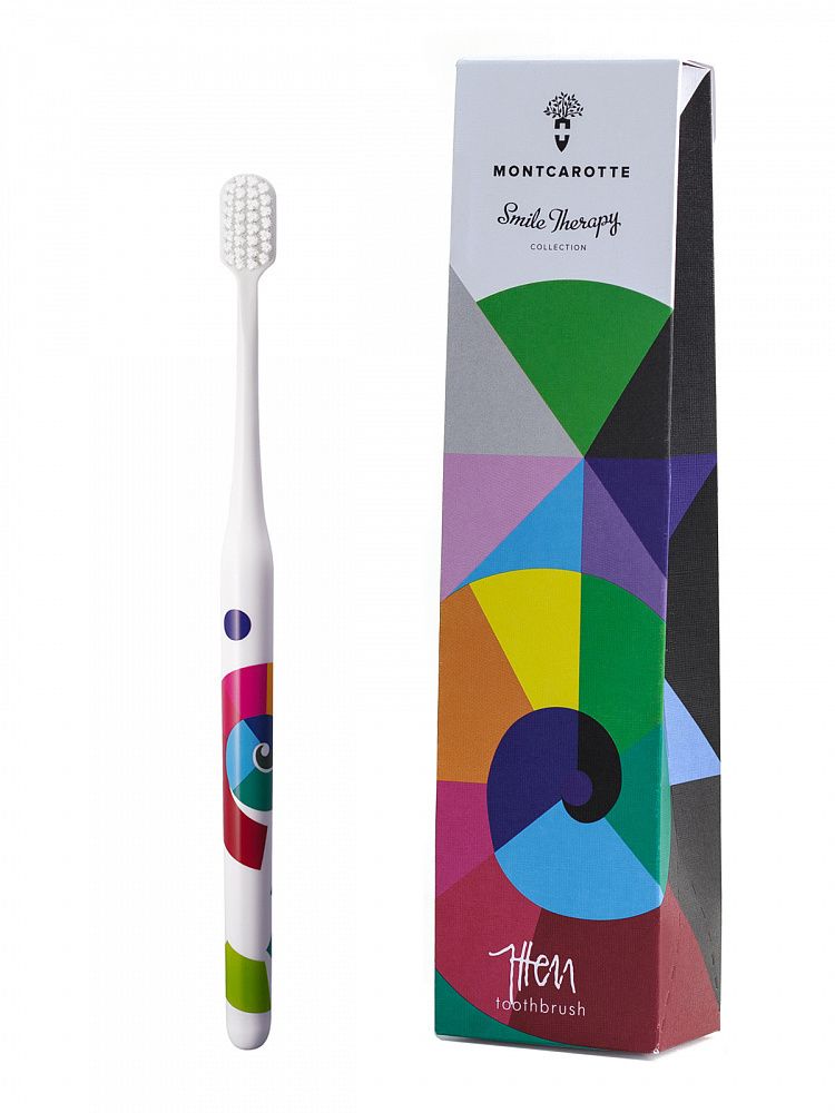 Montcarotte Itten toothbrush/abstraction brush collection soft 0.15mm MC402 зубная щетка кисть