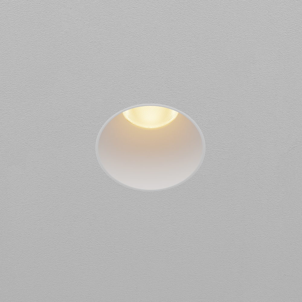 Встраиваемый светодиодный светильник Maytoni Dip DL120-10W-2.7K-TRS-W