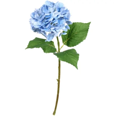 Цветок искусственный «Natur» 46см Гортензия голубая