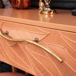 Консоль Арт Колор leaves Классик Голд Томленый оранжевый