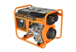 Дизельный генератор CARVER PPG-5000D (3,6 кВт, медная обмотка, 4х тактный); автономный электрогенератор; электростанция для дома/дачи дизель