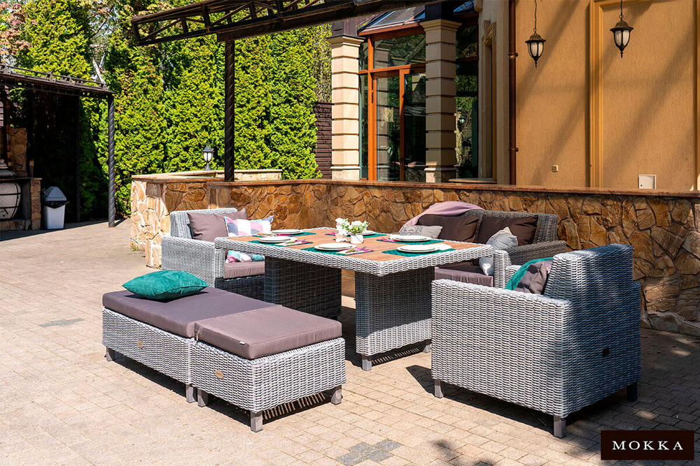 Комплект плетеной мебели MOKKA BELLA малый