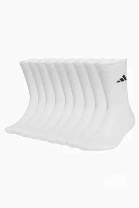 Носки adidas Essentials Cushioned Crew 10 Pairs - белый