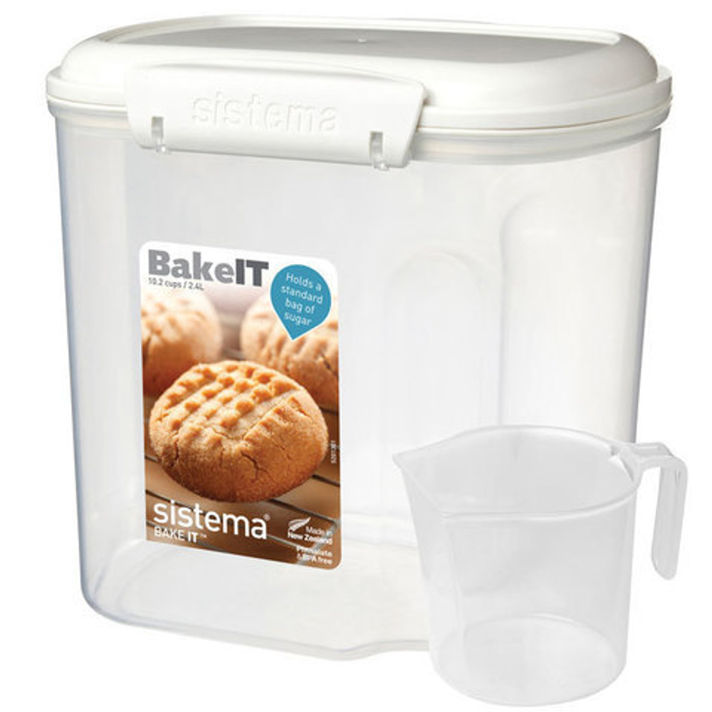 Контейнер 2.4л с чашкой Sistema Bake-It