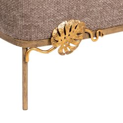 Кресло Monstera Deliciosa (Монстера) Минк Амбер