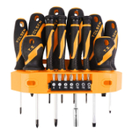 TOLSEN (TT20183) Набор отверток "GRIPro", вставки(биты), подвесной, 19 предметов