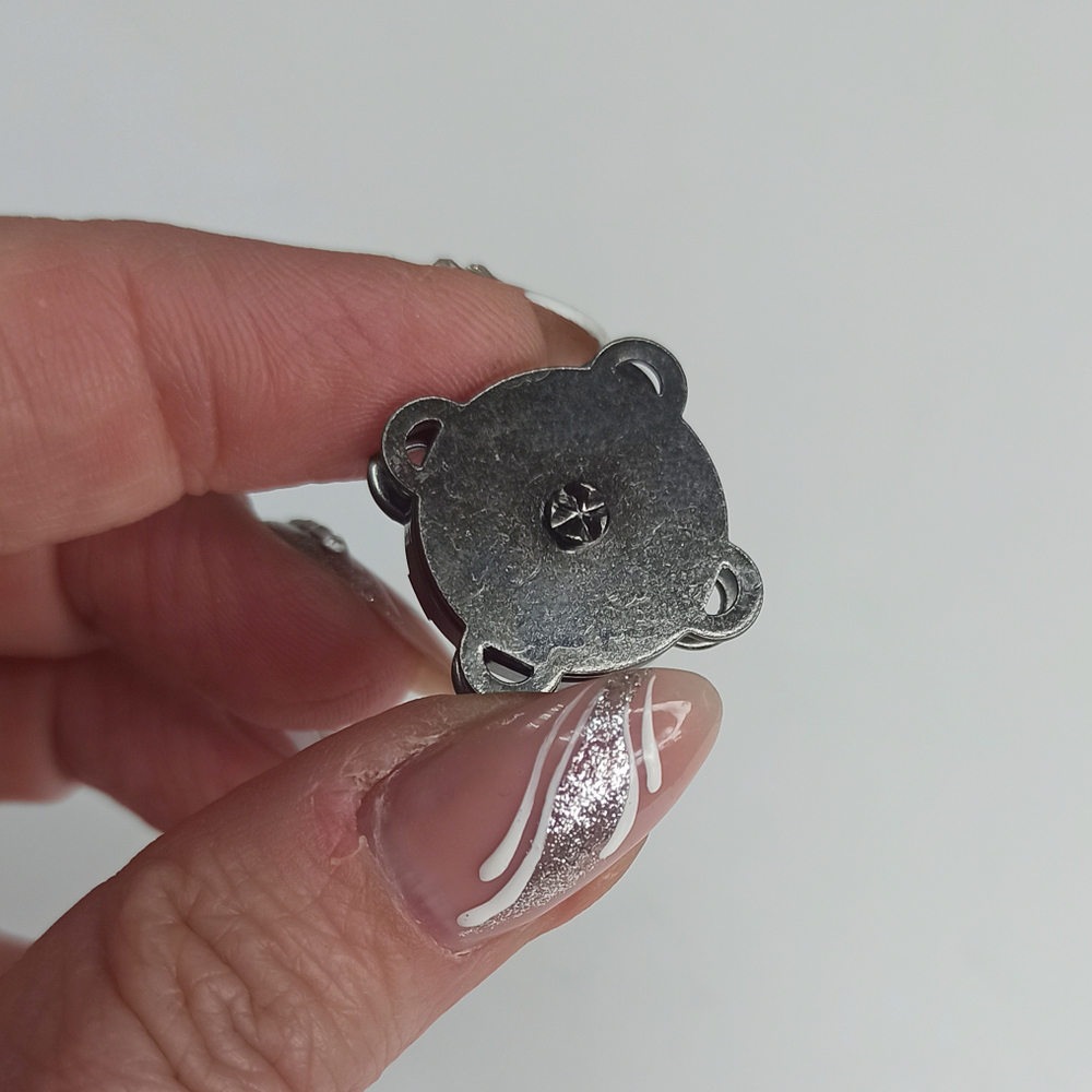 Кнопка пришивная 16 Черный никель