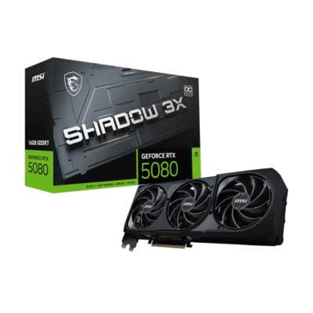 Видеокарта MSI nVidia GeForce RTX 5080 16G Shadow 3X OC