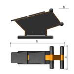 Уличный тренажер "Скамья для пресса" Romana 207.02.10