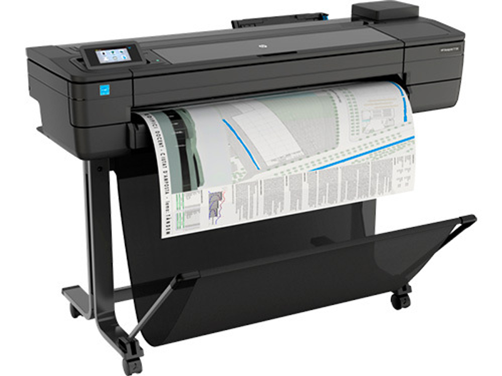 Плоттер HP DesignJet T730, A0, 36" 4цв. WiFi, цветной