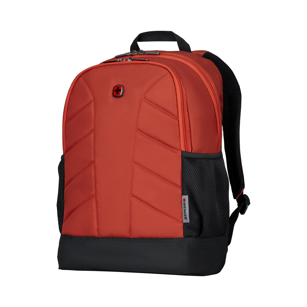 Практичный стильный качественный городской рюкзак Quadma оранжевый объёмом 20л WENGER 610200