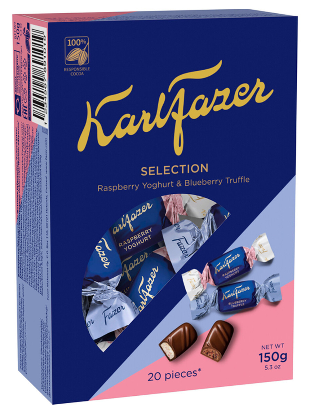 Конфеты Karl Fazer Selection шоколадные 150г, ассорти