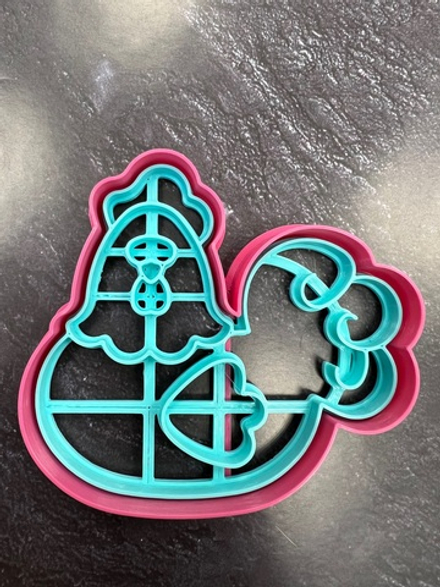 Вырубка курочка 08 10см со