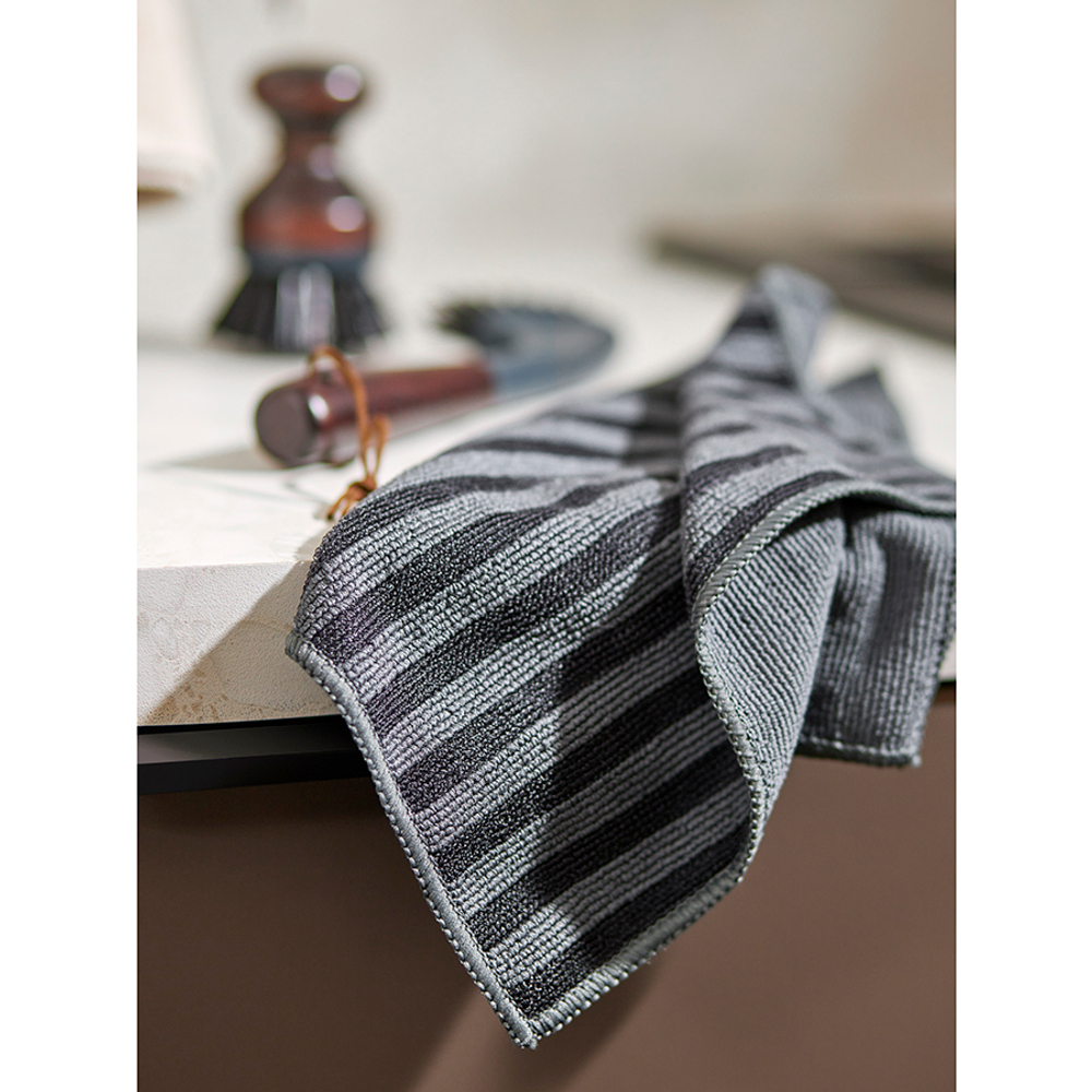 Набор салфеток двухсторонних для сильных загрязнений cozy clean, 30х30 см, темно-серые, 2 шт.