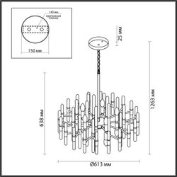 Подвесная люстра Odeon Light 4988/10