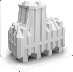 Станция биологической очистки Мультпласт Ergobox 3 PR горизонтальный / 500 л. в сутки / 2-3 чел. / принудительный сброс / компрессорная аэрация (1745x790x2050см;109кг;черный) - арт.555435