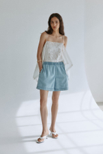 Шорты-джинсы с эластичным поясом - H&M