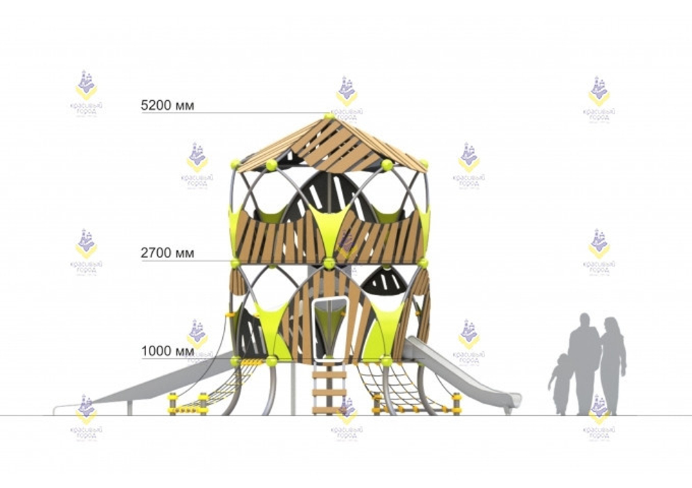 Спортивно-игровой комплекс Молекула 5.1
