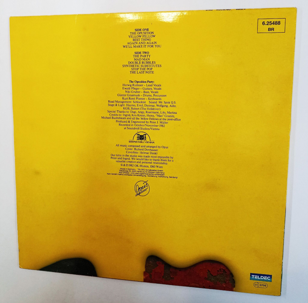 Винтажная виниловая пластинка LP Opus The Opusition (Germany 1983)