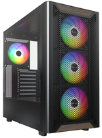 Корпус ATX Montech XR WOOD BLACK