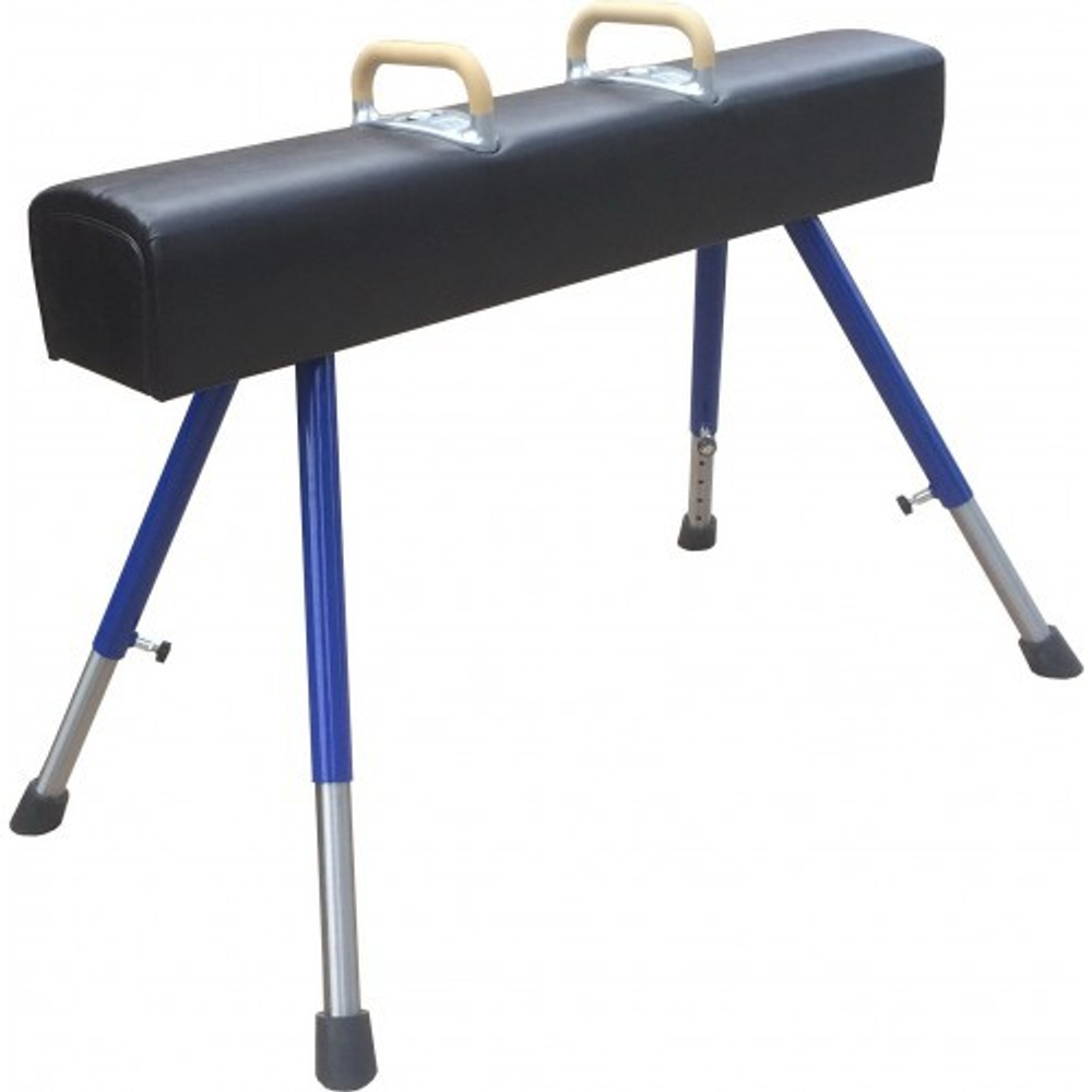 Конь гимнастический маховый переменной высоты, ручки композитный материал