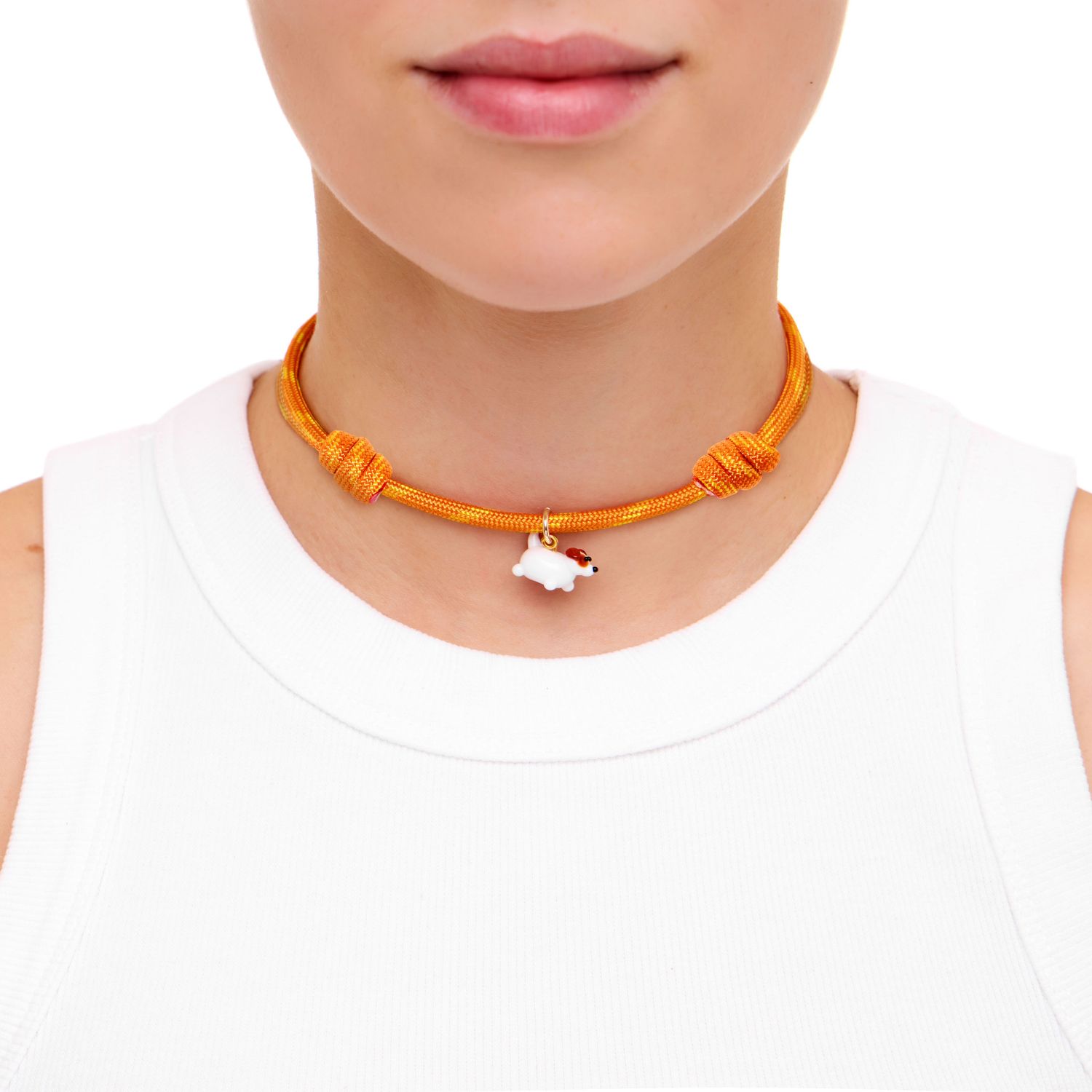 Колье Knitted Cutie Necklace - Jack Russell Terrier