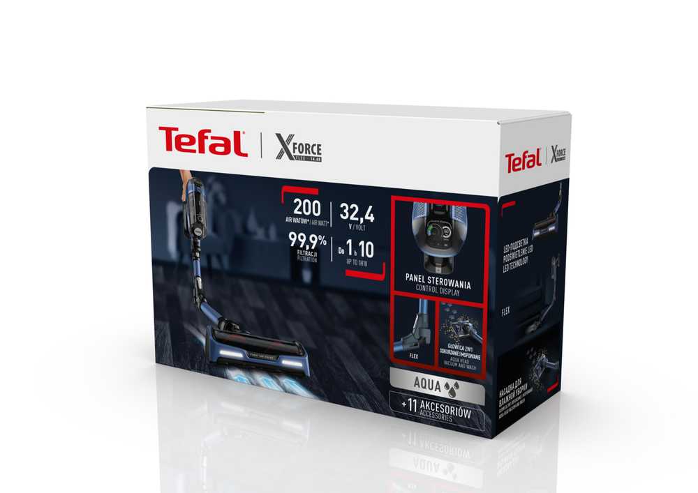 Беспроводной пылесос Tefal X-Force Flex 14.60 AQUA TY9990WO