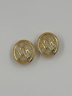 Клипсы Pied-de-poule Christian Dior