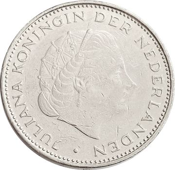 2½ гульдена 1969-1980 Нидерланды