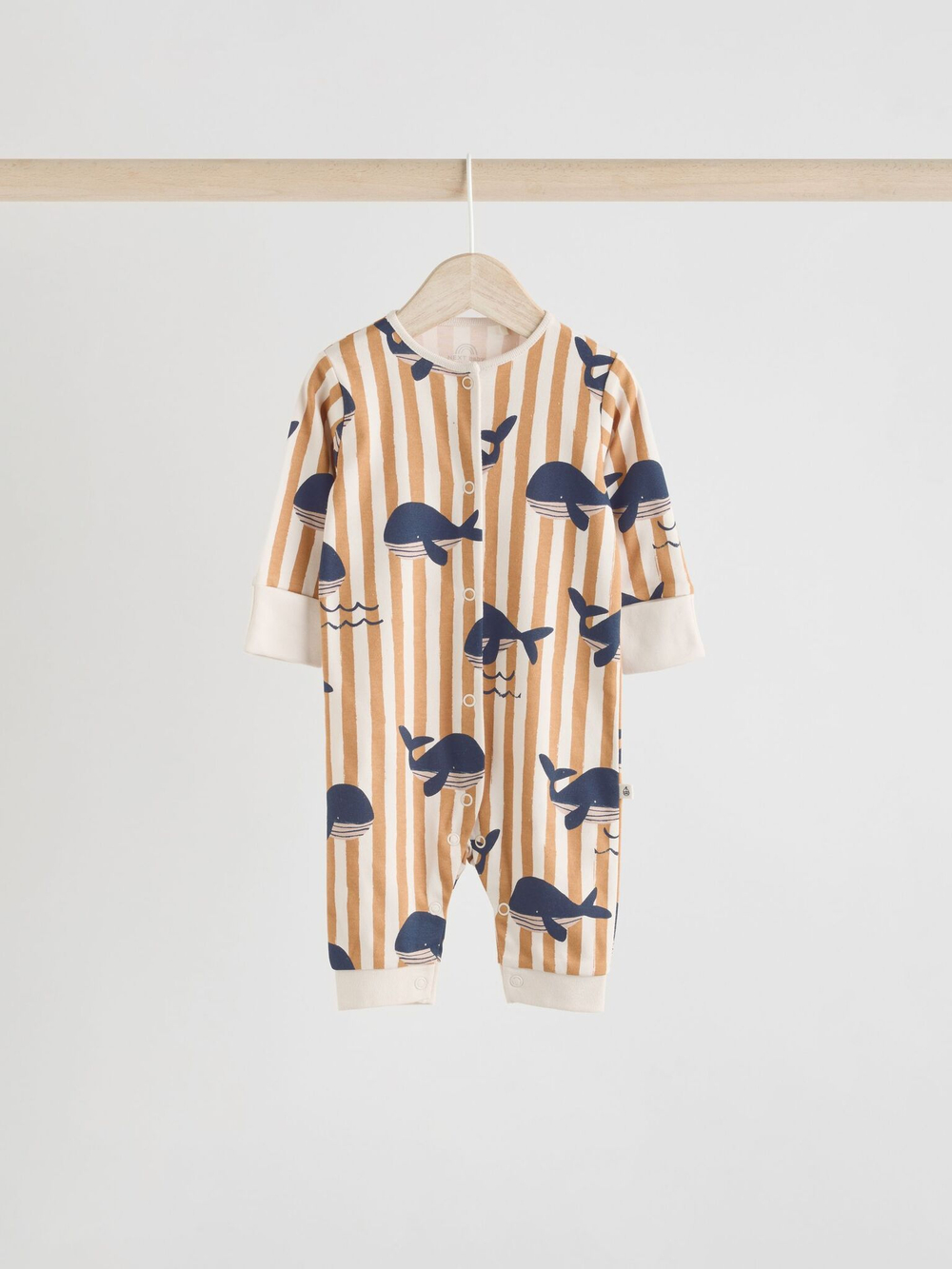 Комбинезон / Cлип для малышей Next E19-568, 3 шт., Голубой, Бежевый, Темно-синий