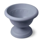 Вазон низкий Колывань 2л д22см серый (комплект 18 шт)