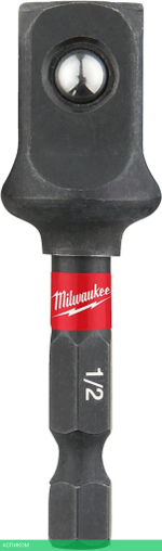 Адаптер ударный Milwaukee Shockwave 1/4" HEX-1/2" (4932478803)