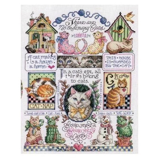 "Домик для кошек"-02647 вышивка