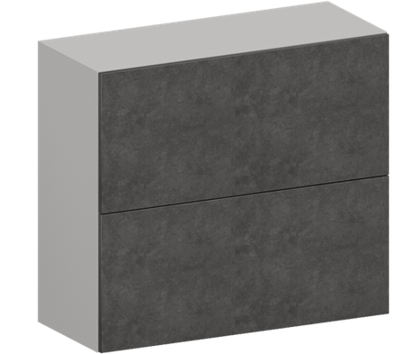 Кухня Модуль ШВГ 801Г Ликата / Бетон