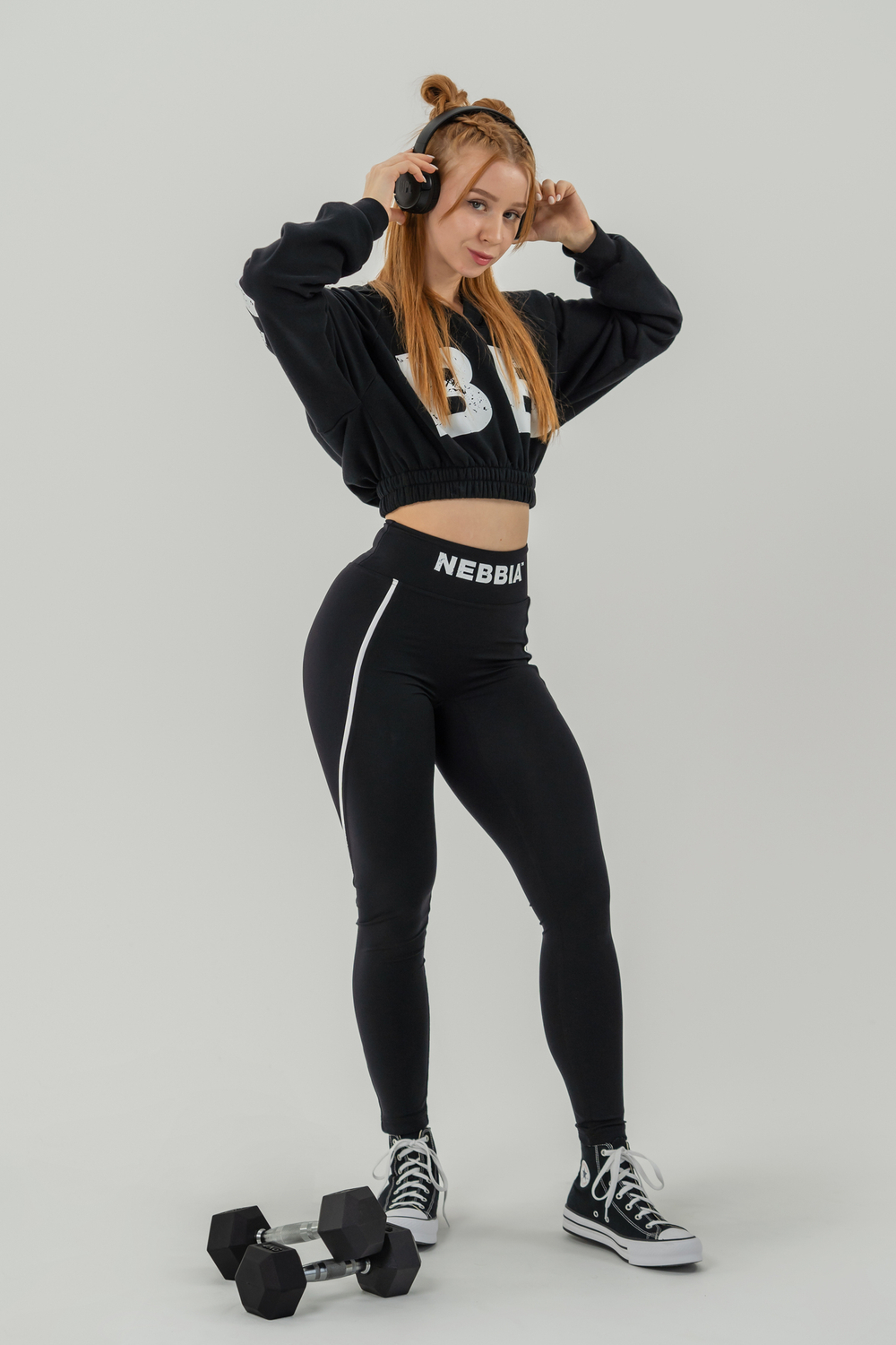 ЛЕГГИНСЫ BOOTY SHAPING LEGGINGS MY RULES 609 ЧЕРНЫЕ