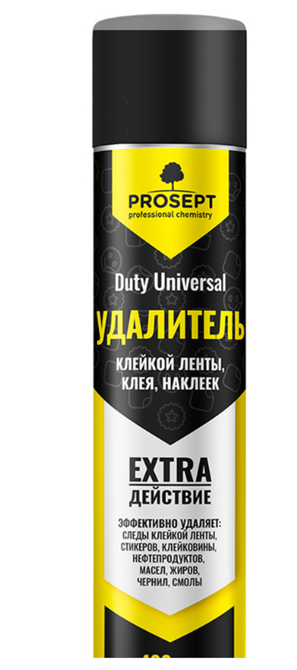 Удалитель наклеек и скотча Prosept Duty Universal, аэрозоль, 400 мл