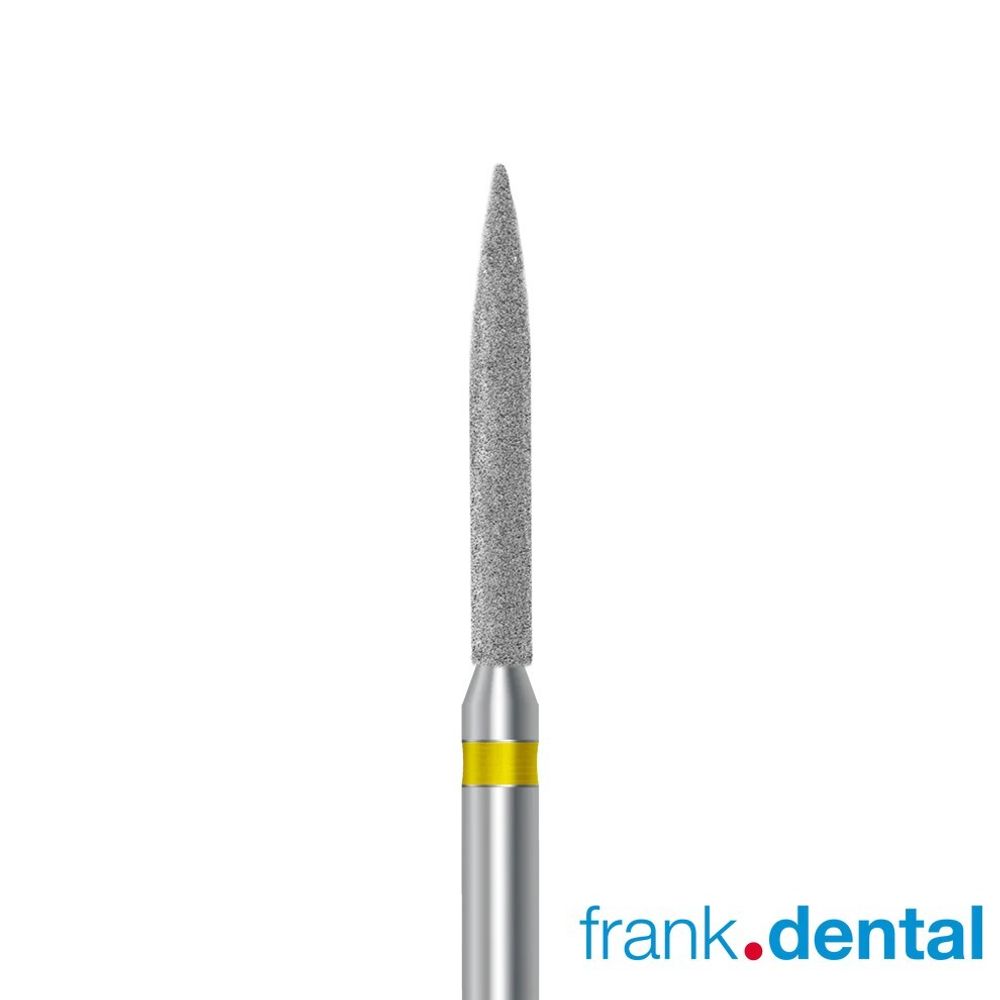 Бор алмазный желтый Frank Dental типа FG - D.864.014.C.FG