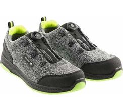 Полуботинки рабочие LACE SYSTEM S1PS SR FO серый меланж/зеленый KEMINITZ Högert, арт. HT5K578