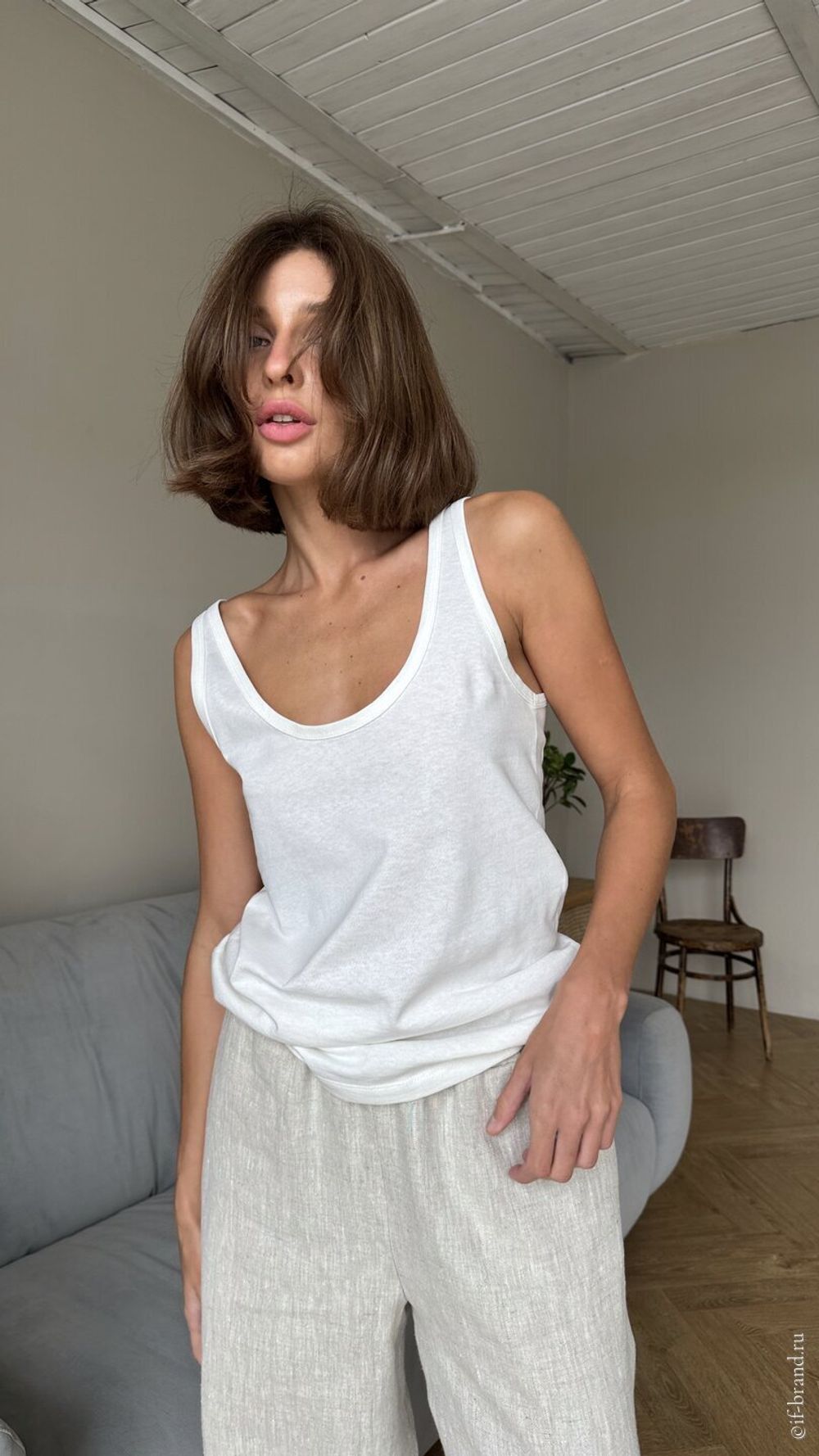 брюки ANUK linen