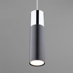 LED светильник подвесной в стиле лофт 50135/1 LED хром/черный