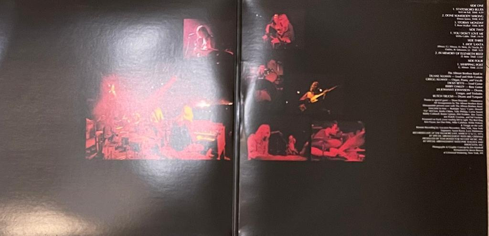 The Allman Brothers Band At Fillmore East 2LP (Европа 2016г.)