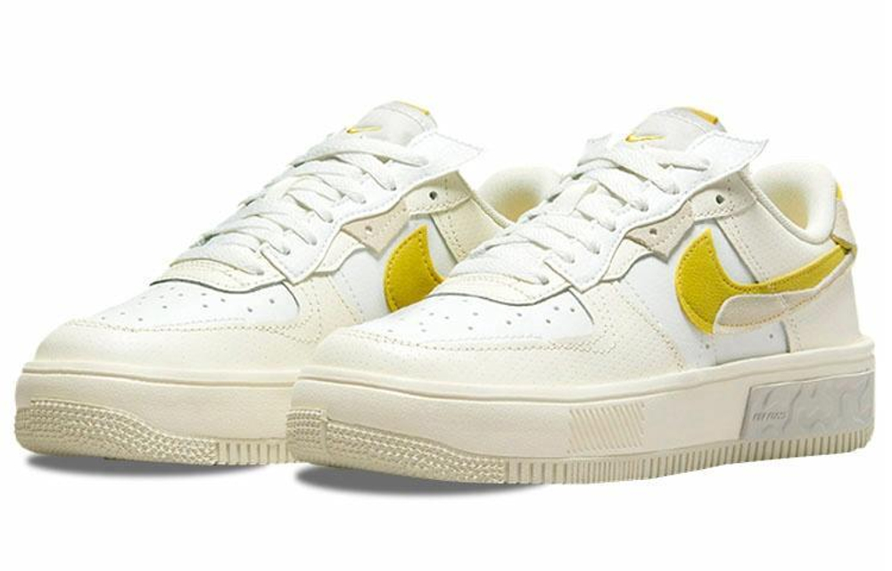 Кроссовки Nike Air Force 1 Fontanka "Lemon" (Женская размерная сетка)
