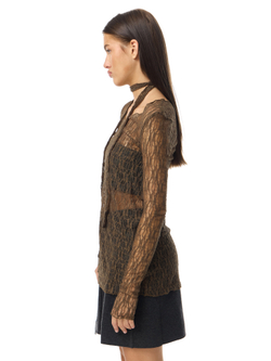 Юбка mini knit