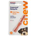 Petstages игрушка для собак Mesquite Dogwood с ароматом барбекю 10 см очень маленькая