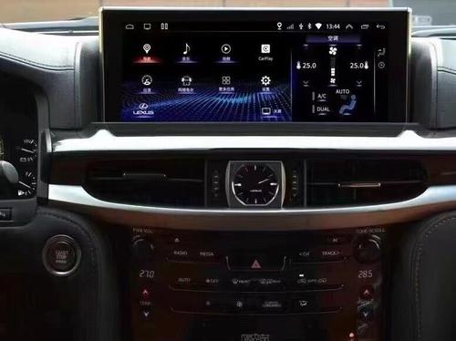 Магнитола для Lexus LX570 2016+, LX450d - Kuberg SL-L1210 монитор 12.3" на Android 13, Быстрая, 4G SIM-слот, CarPlay