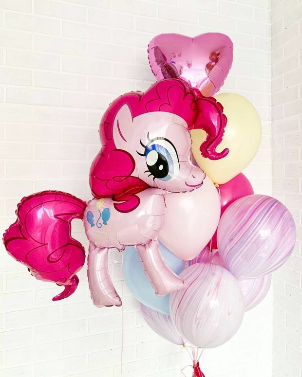F Шар фигура Милая пони Пинки Пай 32"/81 см (БГ-39)