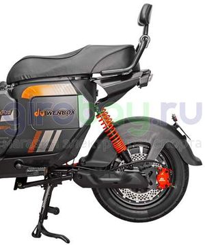 Электроскутер WENBOX U2 PRO 1500W (60V/30Ah) - Чёрный фото №10