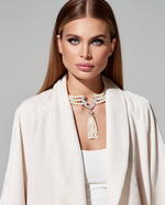 Чокер из жемчуга с кристаллами Swarovski