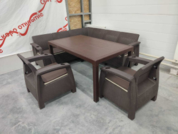 Обеденная группа под искусственный ротанг YALTA LARGE MAXI SET